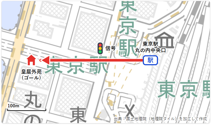 アクセス図の画面